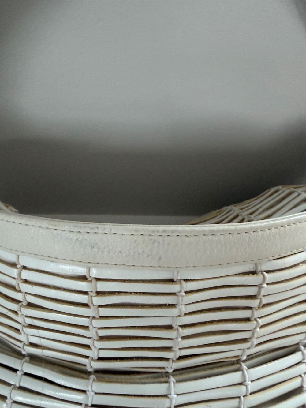 Akris White Woven Shoulder Bag - Picture 6 of 16